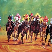 Into The Straight.